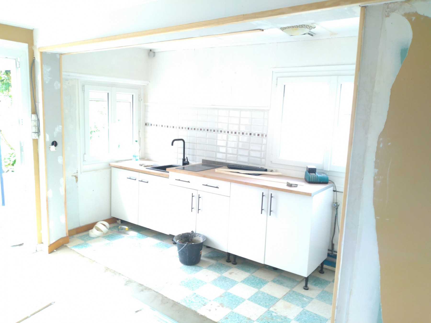 Agrandissement Intérieur pour Cuisine à Blangy-sur-Bresle en seine maritime